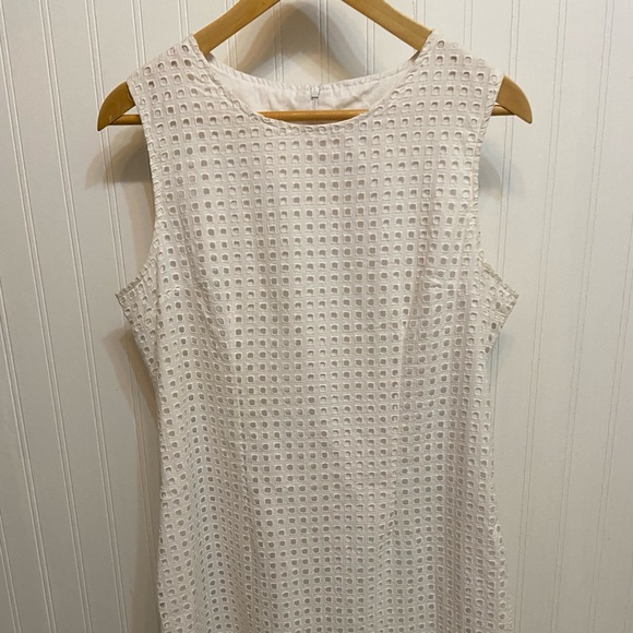 White eyelet cotton dress - Picture 1 of 8